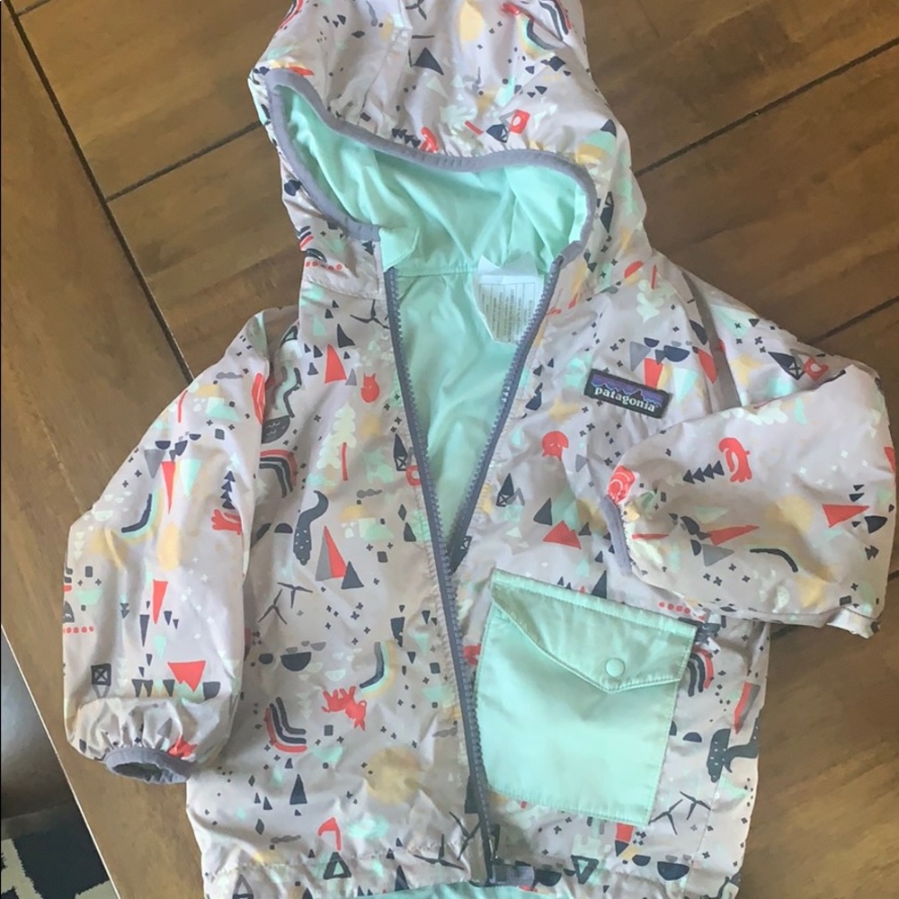 Patagonia reversible down sweater hoody 18-24m